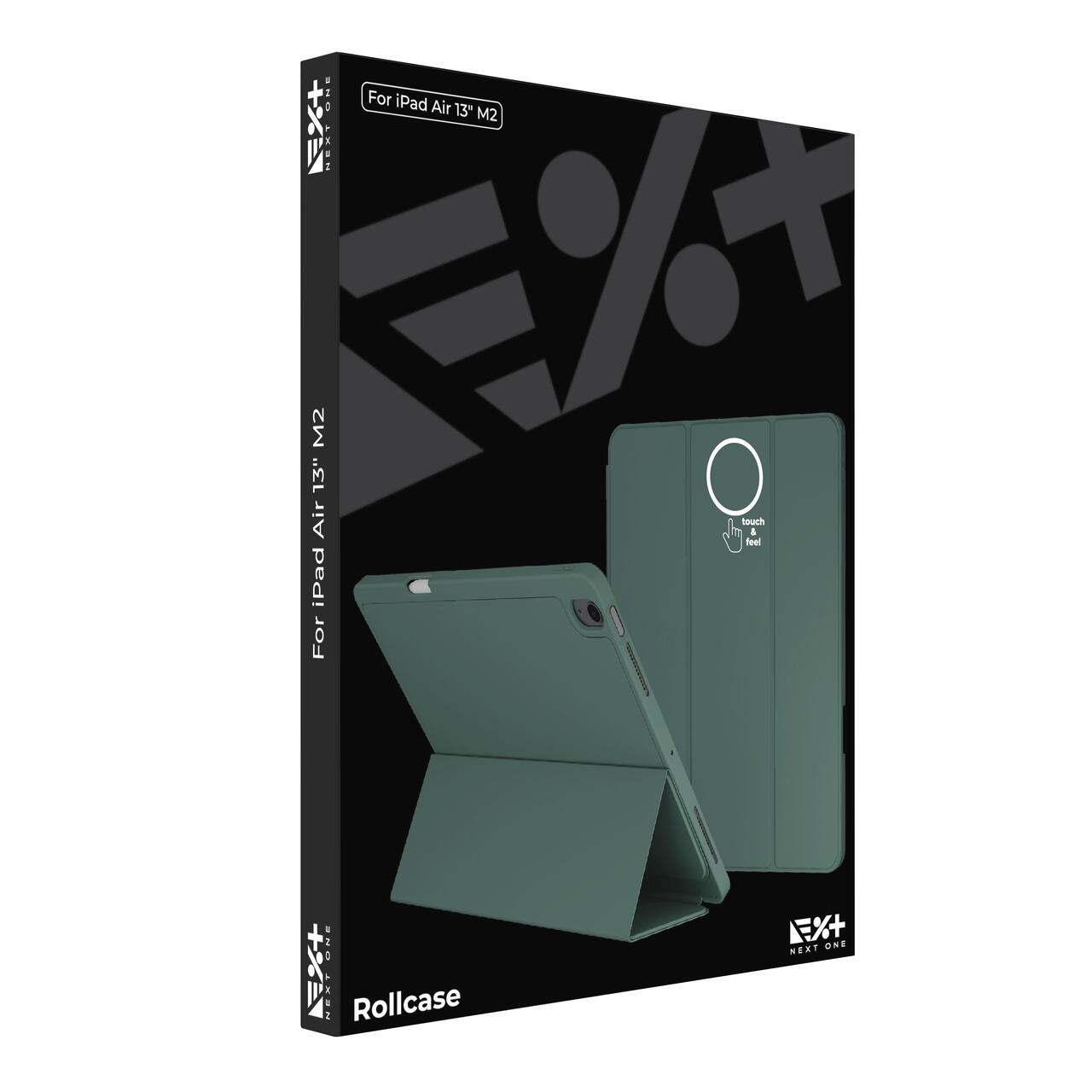 NEXT ONE GREEN ROLLCASE FOR IPAD AIR 13"" M2