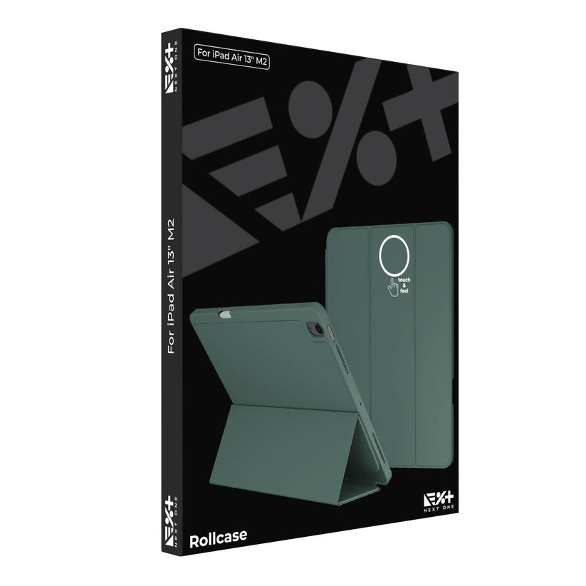 NEXT ONE GREEN ROLLCASE FOR IPAD AIR 13"" M2