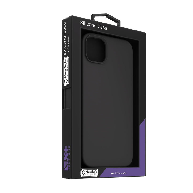Next One MagSafe Silicone Case for iPhone 14 Max Black