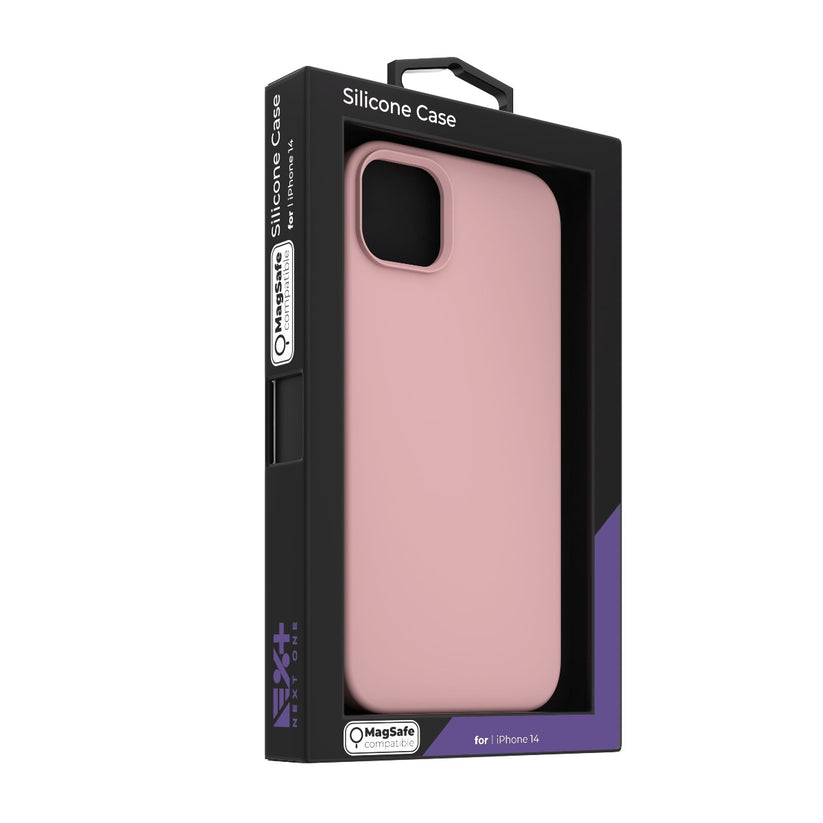 Next One MagSafe Silicone Case for iPhone 14 Max Ballet Pink