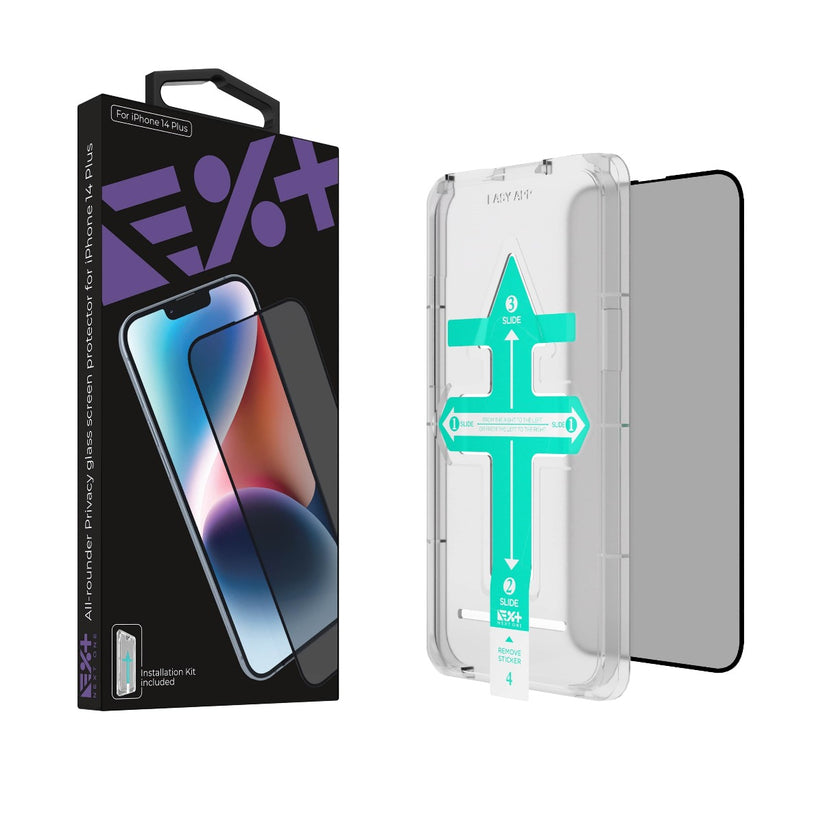 NEXT ONE ALL-ROUNDER PRIVACY GLASS SCREEN PROTECTOR FOR IPHONE 14 PLUS