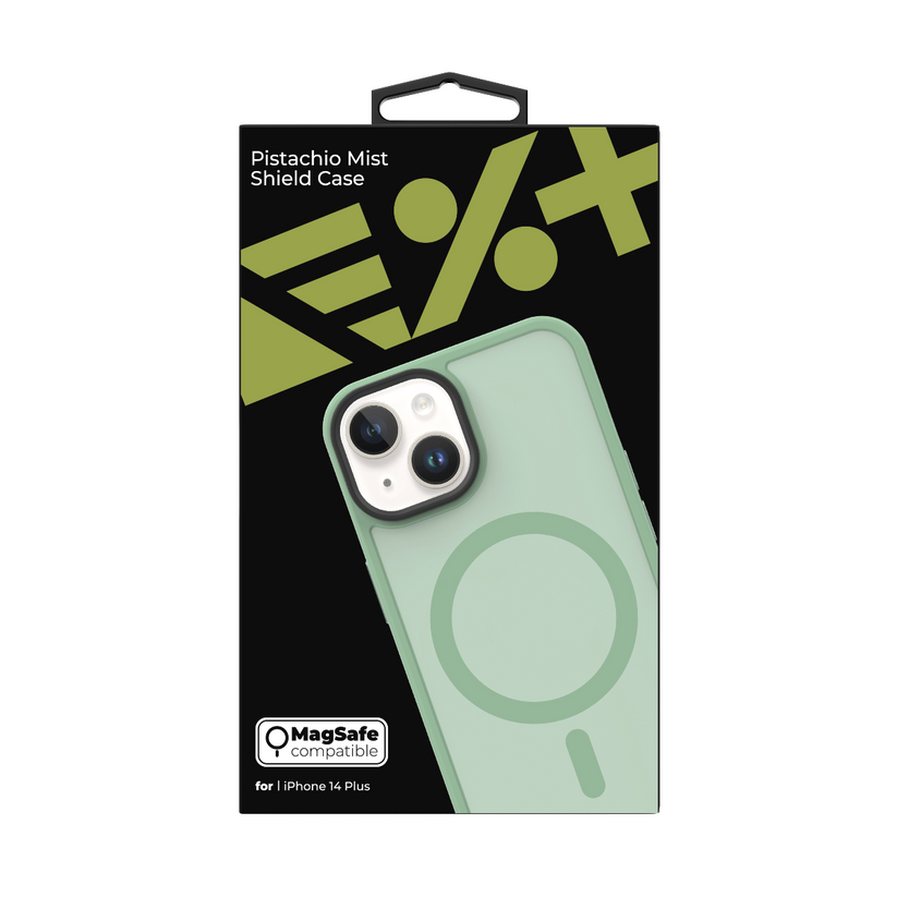 NEXT ONE PISTACHIO MIST SHIELD CASE FOR IPHONE 14 PLUS | MAGSAFE COMPATIBLE