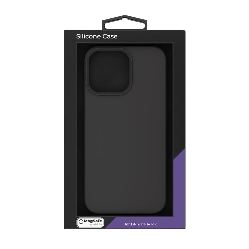 Next One MagSafe Silicone Case for iPhone 14 Pro Black