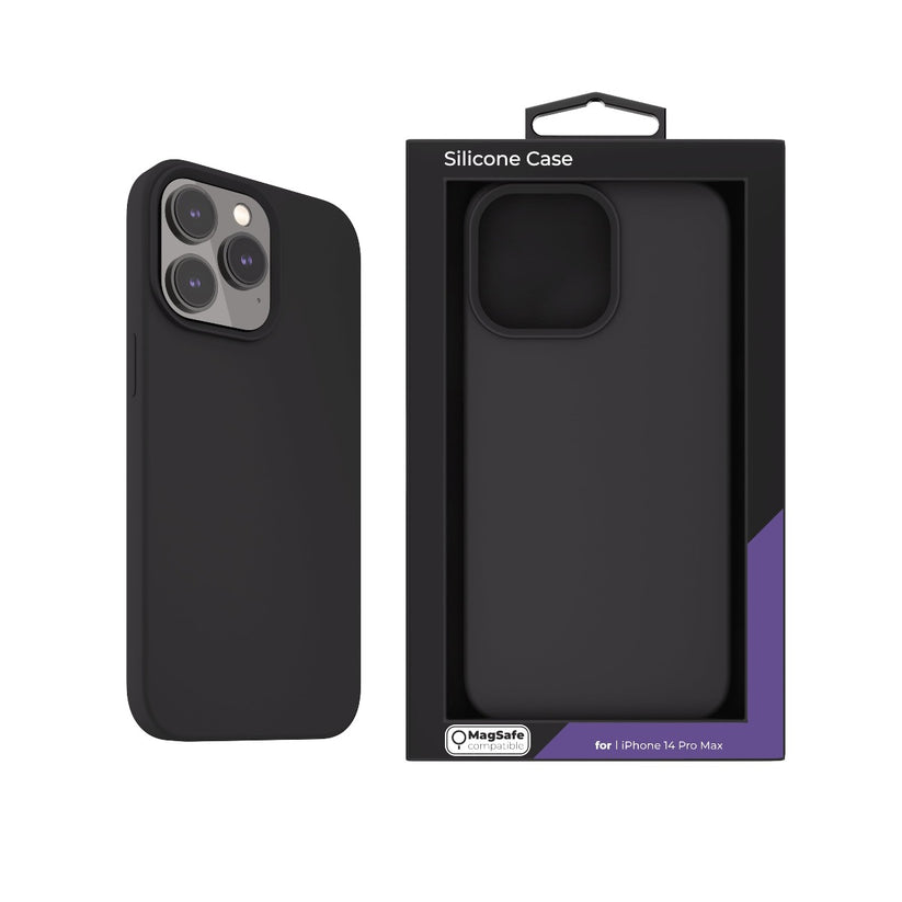 Next One MagSafe Silicone Case for iPhone 14 Pro Max Black