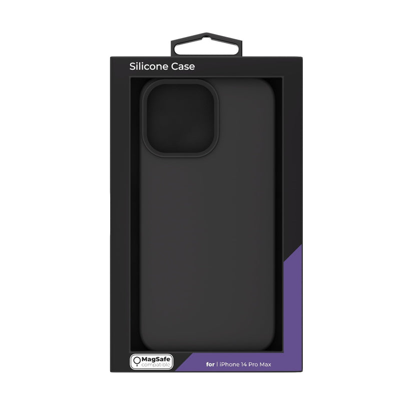 Next One MagSafe Silicone Case for iPhone 14 Pro Max Black