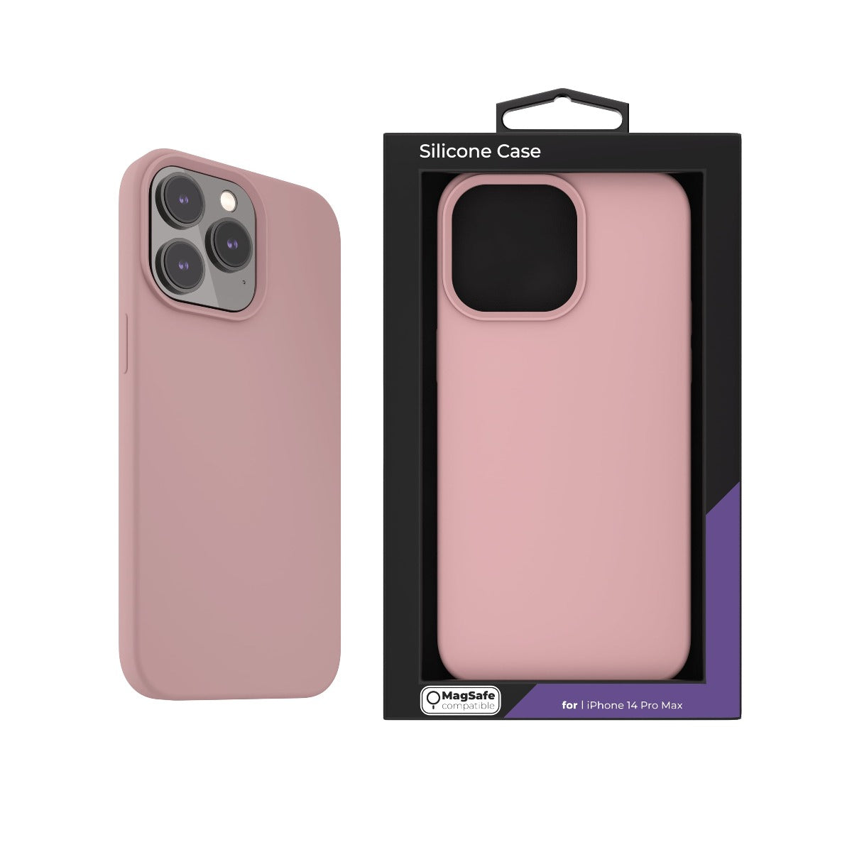 Next One MagSafe Silicone Case for iPhone 14 Pro Max Ballet Pink