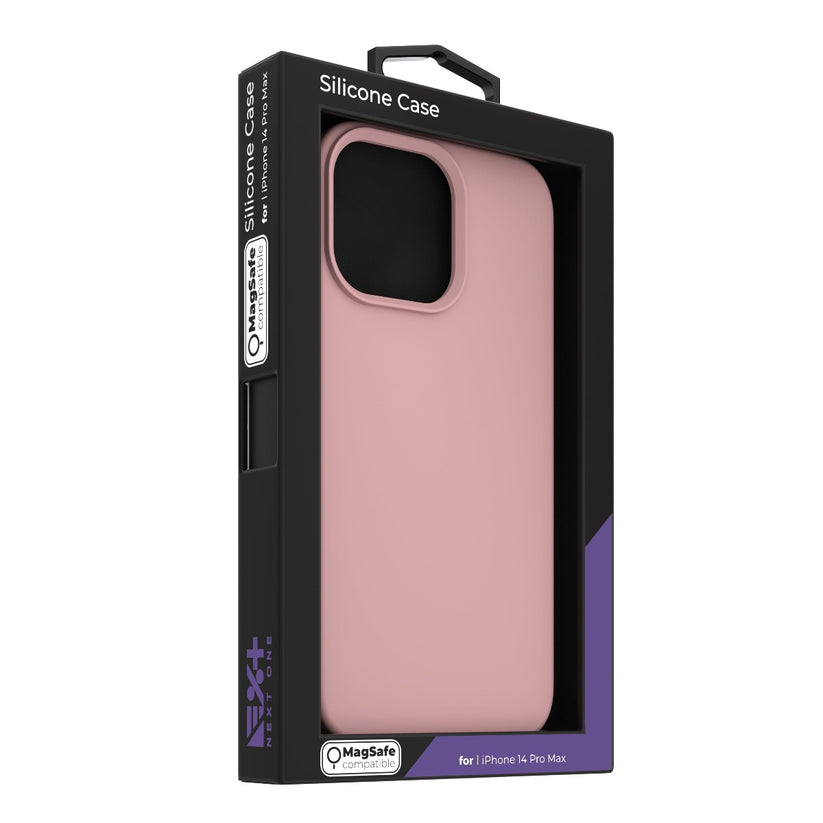 Next One MagSafe Silicone Case for iPhone 14 Pro Max Ballet Pink