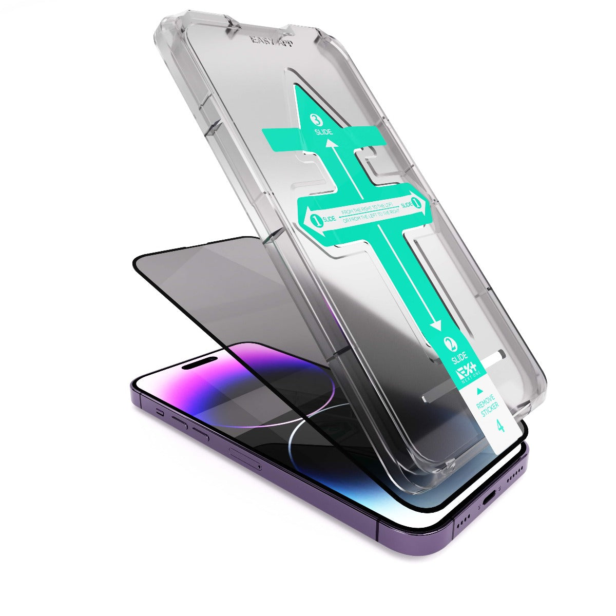 NEXT ONE ALL-ROUNDER PRIVACY GLASS SCREEN PROTECTOR FOR IPHONE 14 PRO MAX