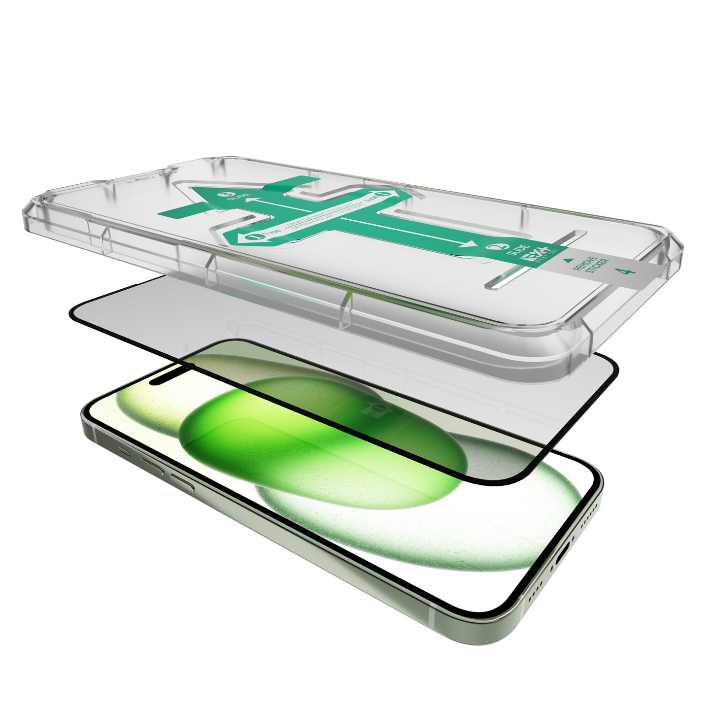 NEXT ONE All-rounder glass screen protector for iPhone 15