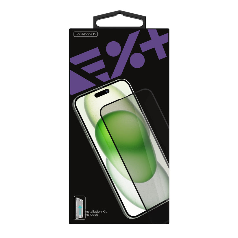 NEXT ONE All-rounder glass screen protector for iPhone 15