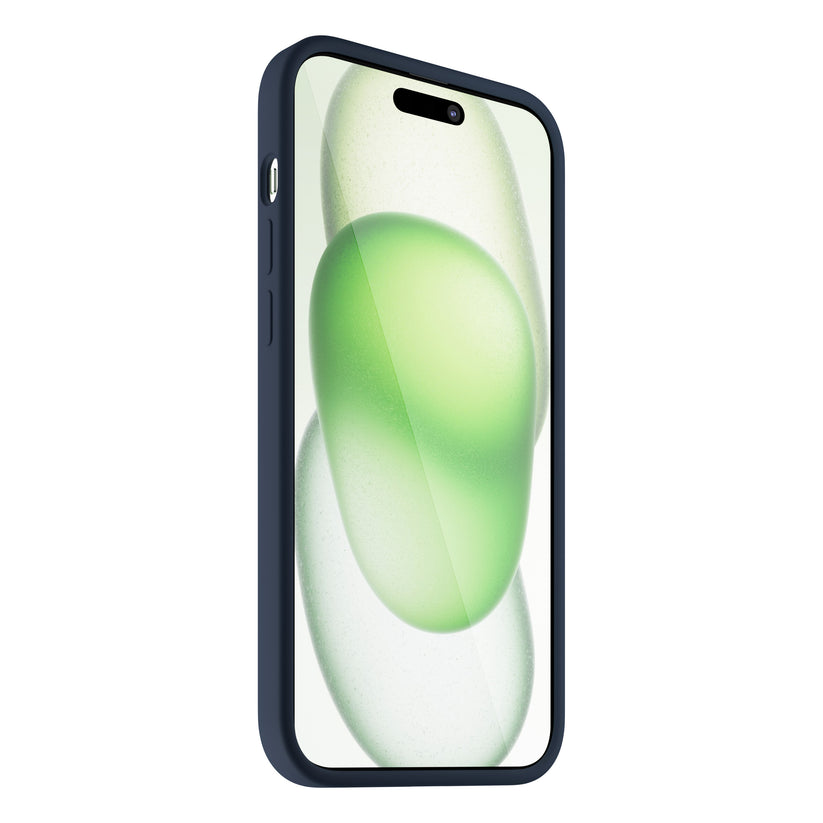 NEXT ONE silicone case MagSafe compatible for iPhone 15 Plus | Royal Blue