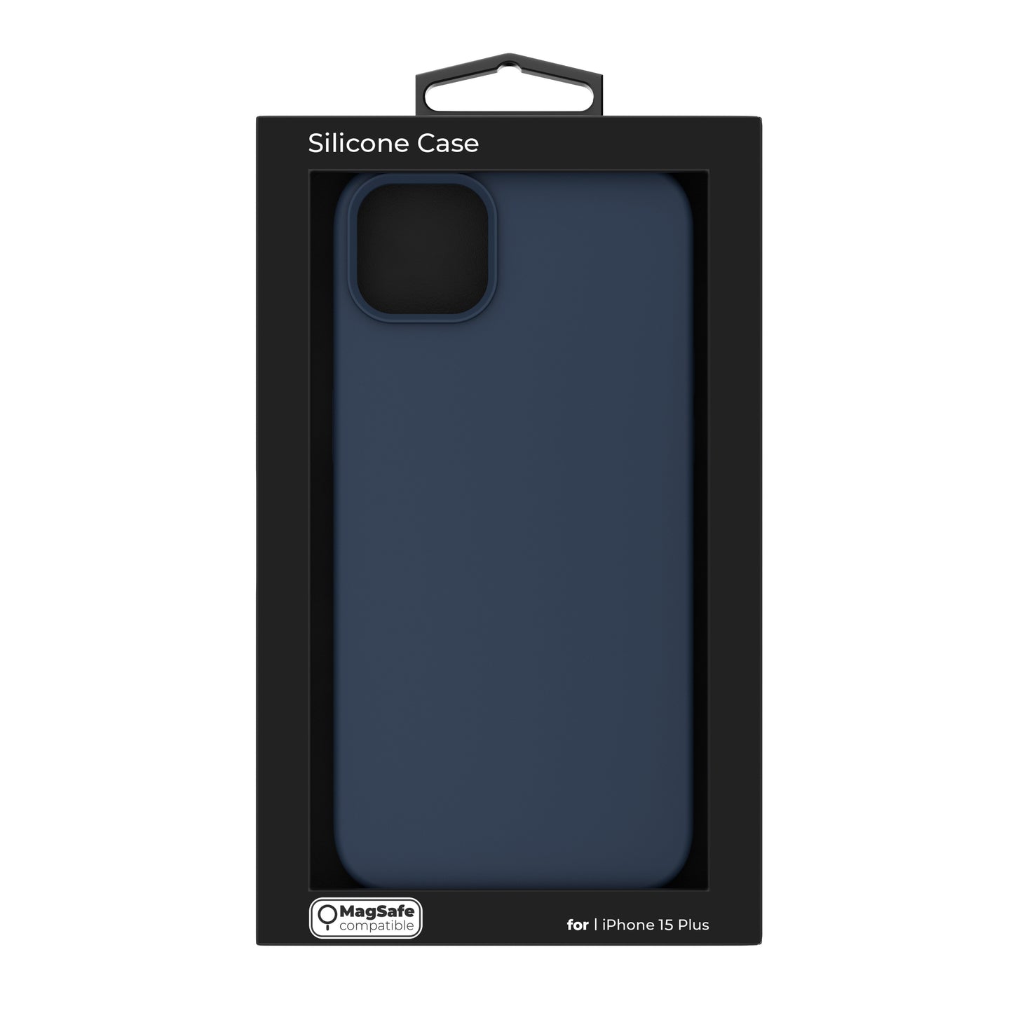 NEXT ONE silicone case MagSafe compatible for iPhone 15 Plus | Royal Blue