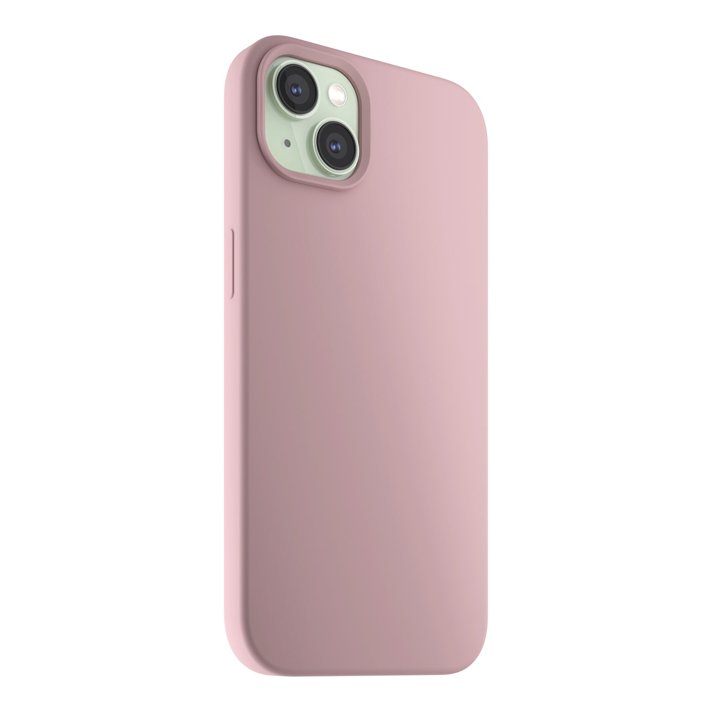 NEXT ONE silicone case MagSafe compatible for iPhone 15 Plus | Pink