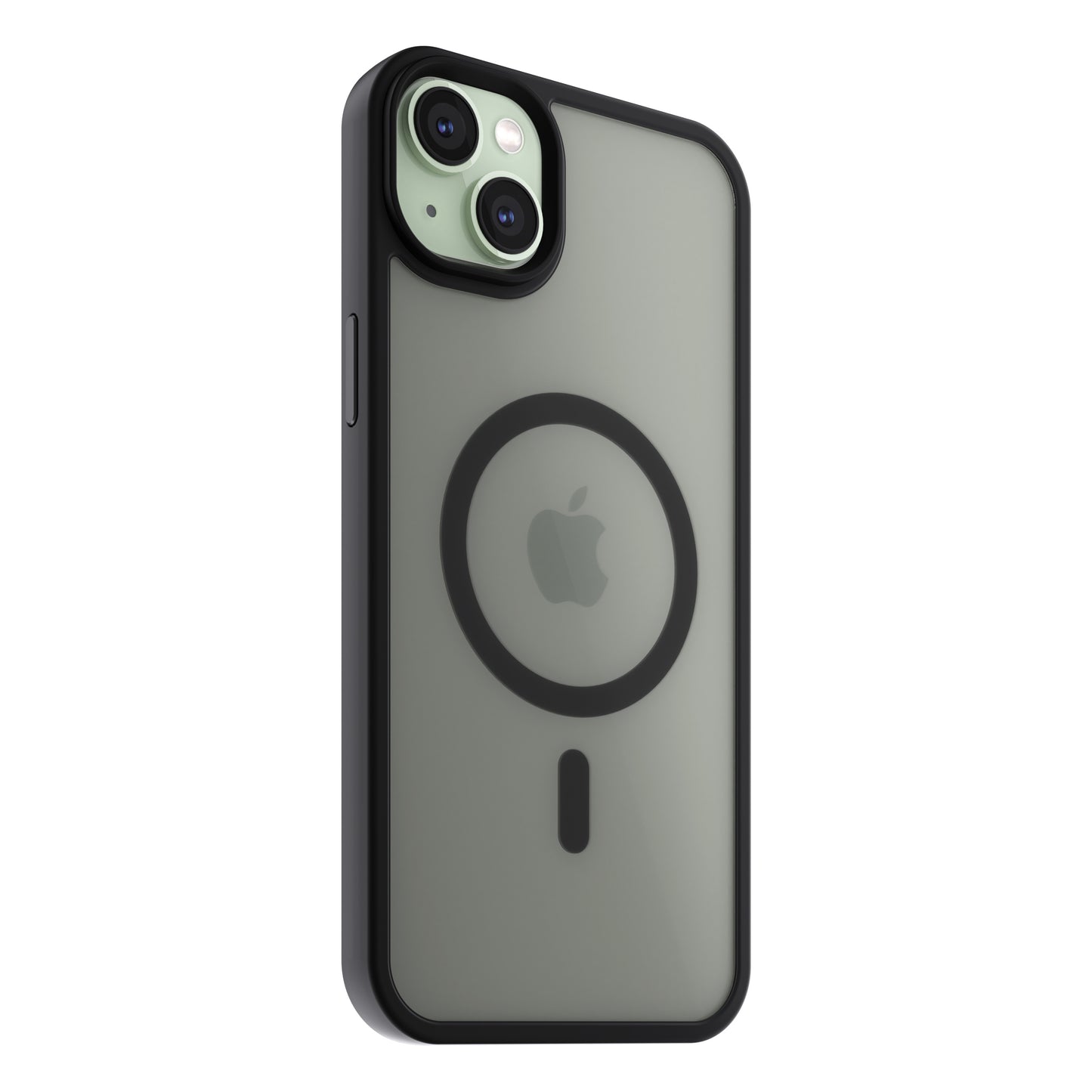NEXT ONE mist shield case MagSafe compatible for iPhone 15 Plus | Black
