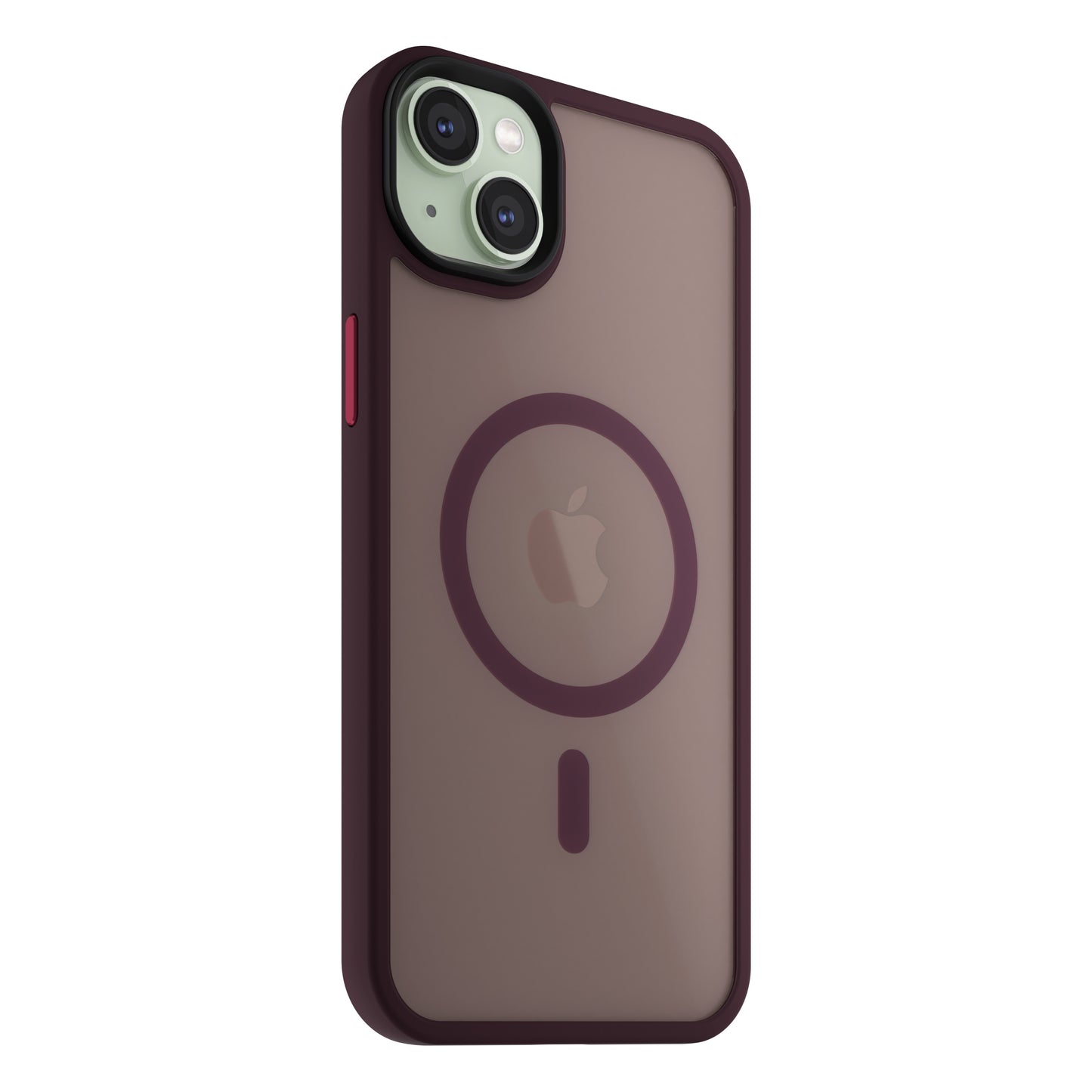 NEXT ONE mist shield case MagSafe compatible for iPhone 15 Plus | Claret
