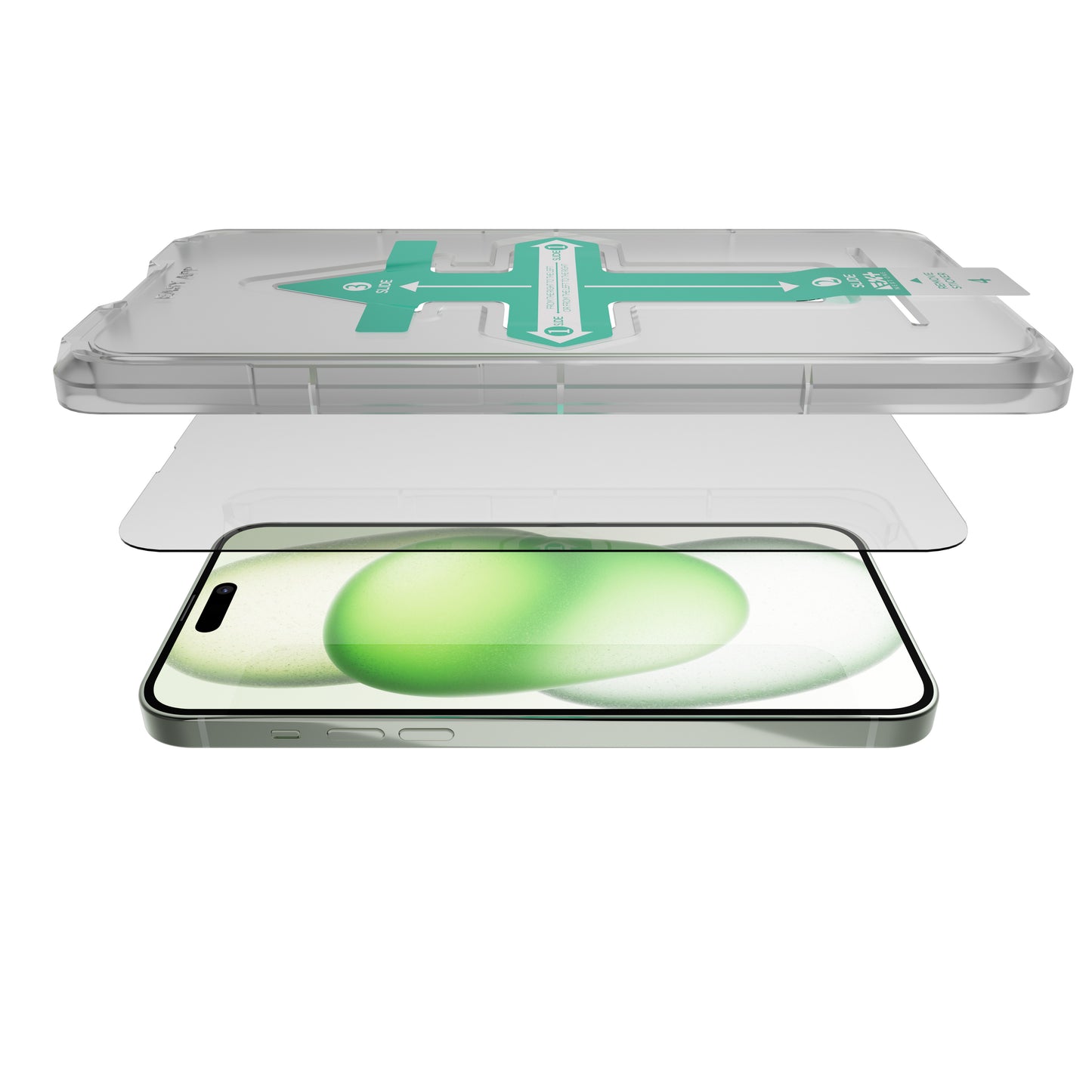 NEXT ONE Tempered glass screen protector for iPhone 15 Plus