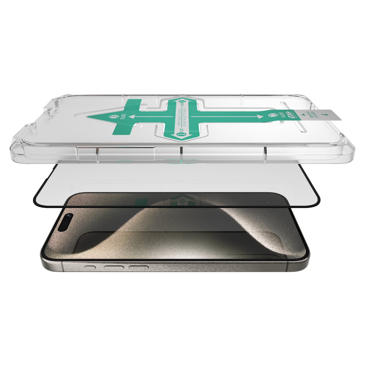 NEXT ONE All-rounder glass screen protector for iPhone 15 Pro