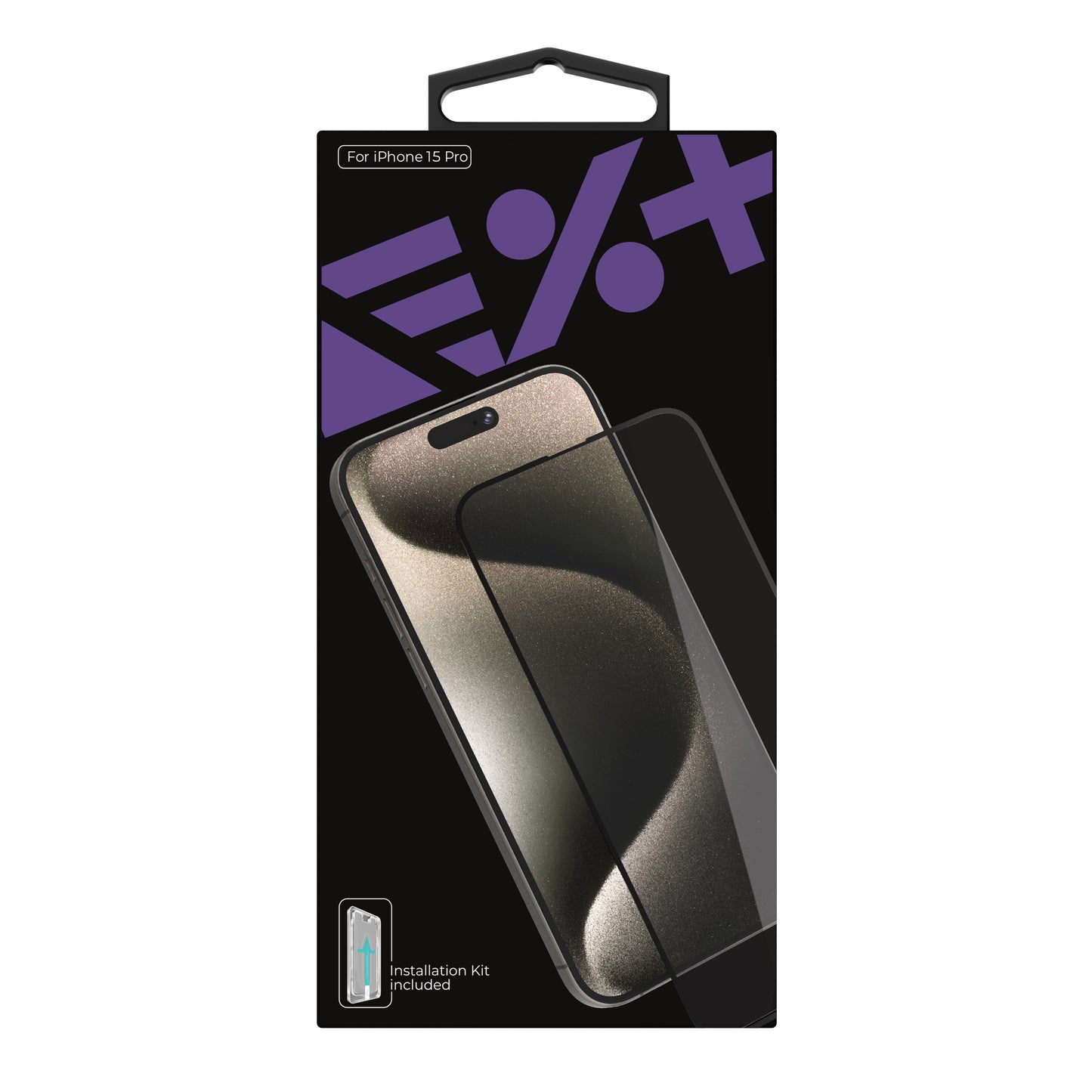 NEXT ONE All-rounder glass screen protector for iPhone 15 Pro