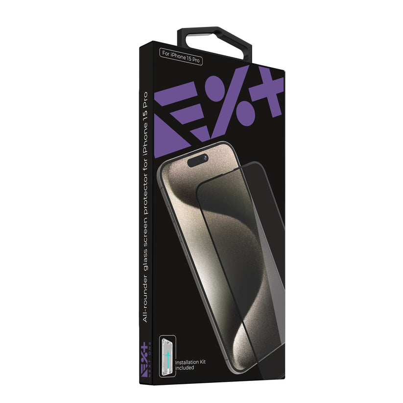 NEXT ONE All-rounder glass screen protector for iPhone 15 Pro