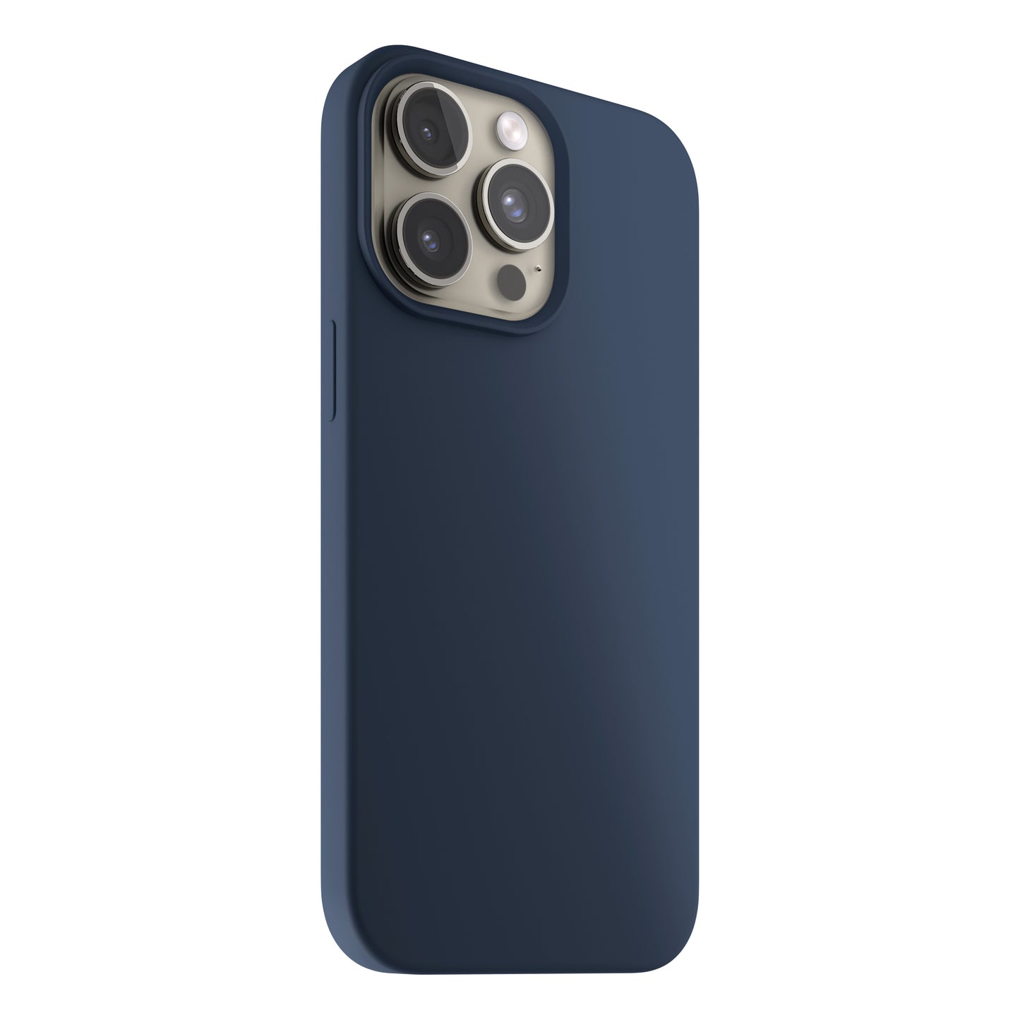NEXT ONE silicone case MagSafe compatible for iPhone 15 Pro | Royal Blue