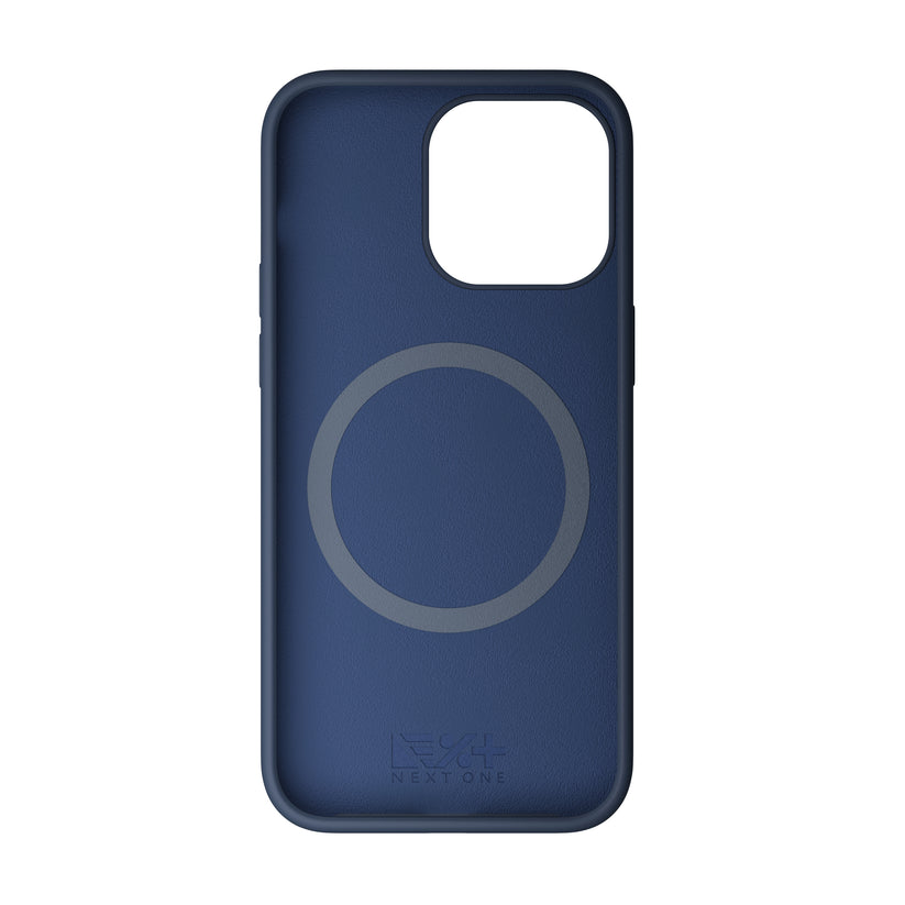 NEXT ONE silicone case MagSafe compatible for iPhone 15 Pro | Royal Blue