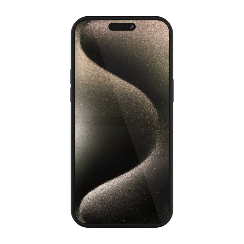 NEXT ONE mist shield case MagSafe compatible for iPhone 15 Pro | Black