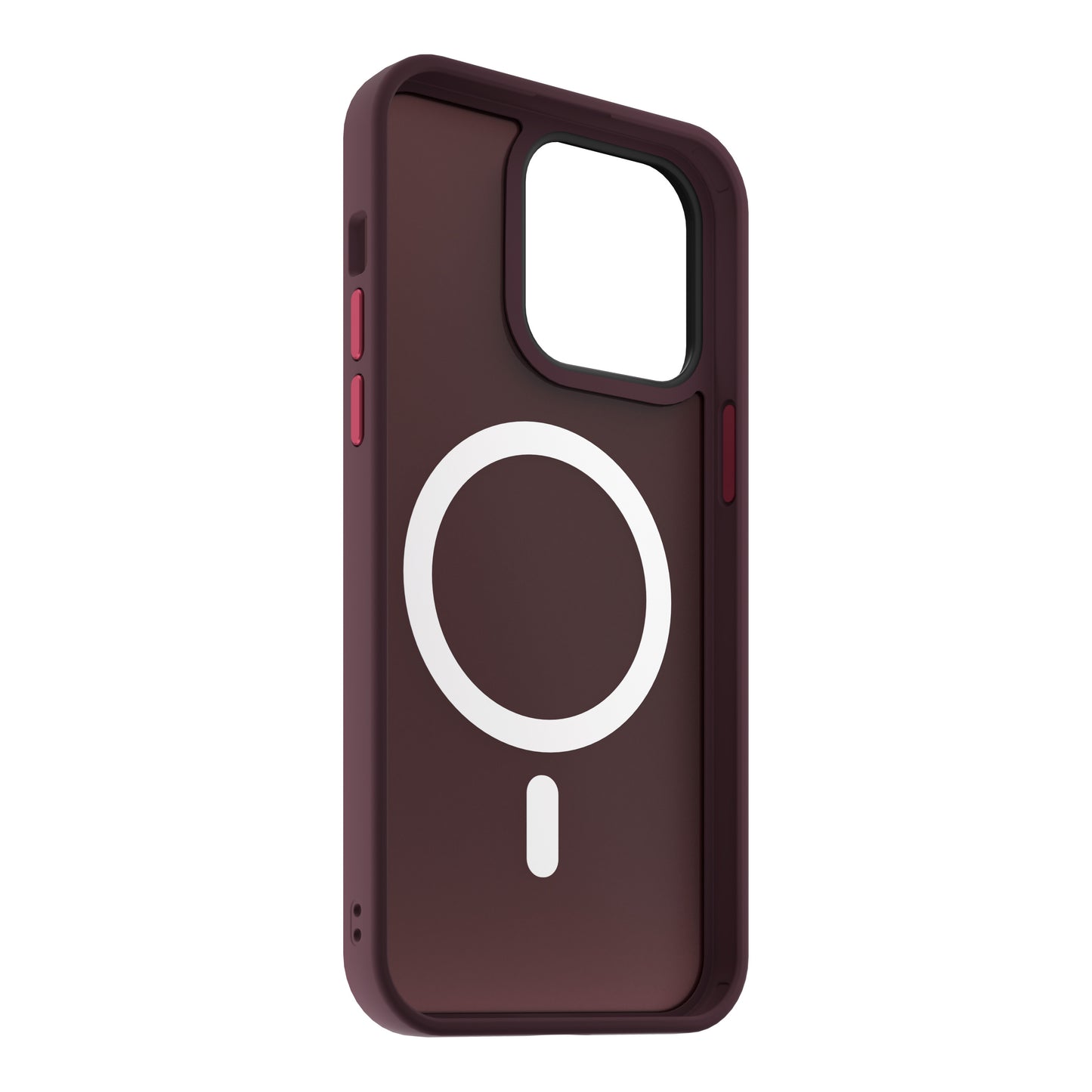 NEXT ONE mist shield case MagSafe compatible for iPhone 15 Pro | Claret