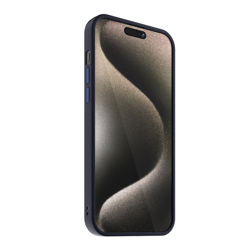NEXT ONE mist shield case MagSafe compatible for iPhone 15 Pro | Midnight