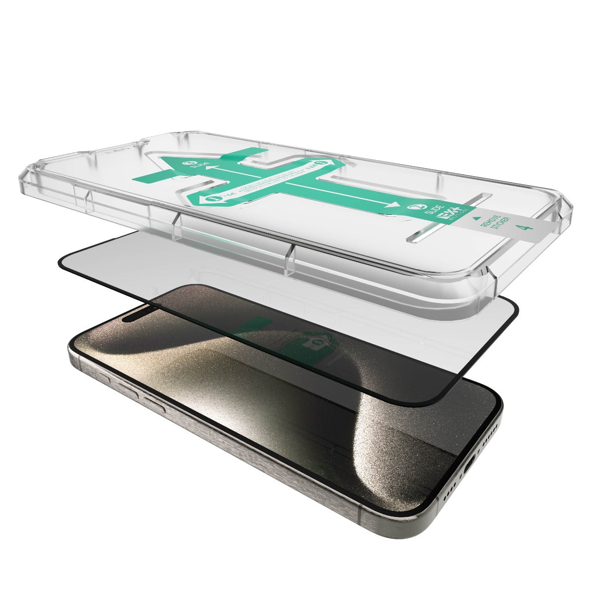 NEXT ONE ALL-ROUNDER PRIVACY GLASS SCREEN PROTECTOR FOR IPHONE 15