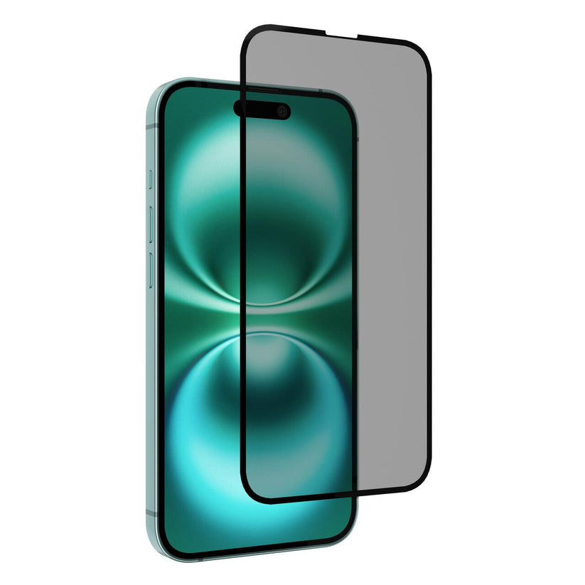 Folie de protectie din sticla privacy NEXT ONE pentru iPhone 16 - iSTYLE MK