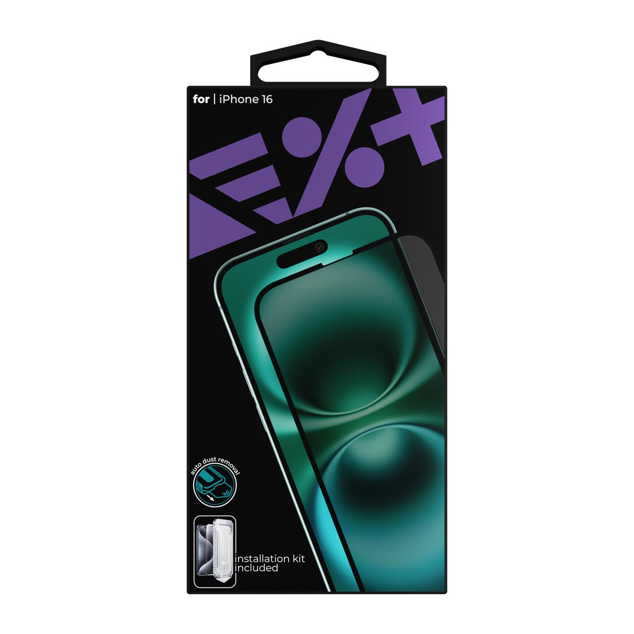 Folie de protectie din sticla privacy NEXT ONE pentru iPhone 16 - iSTYLE MK