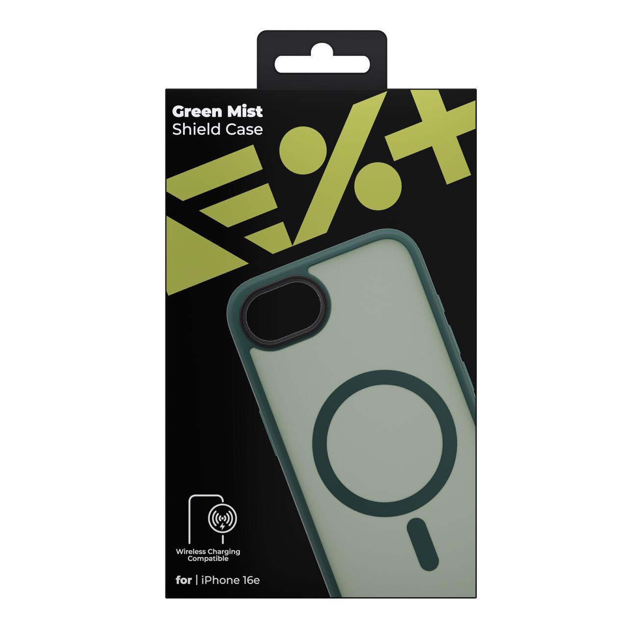 Husa de protectie NEXT ONE Mist Shield cu MagSafe pentru iPhone 16e, Verde