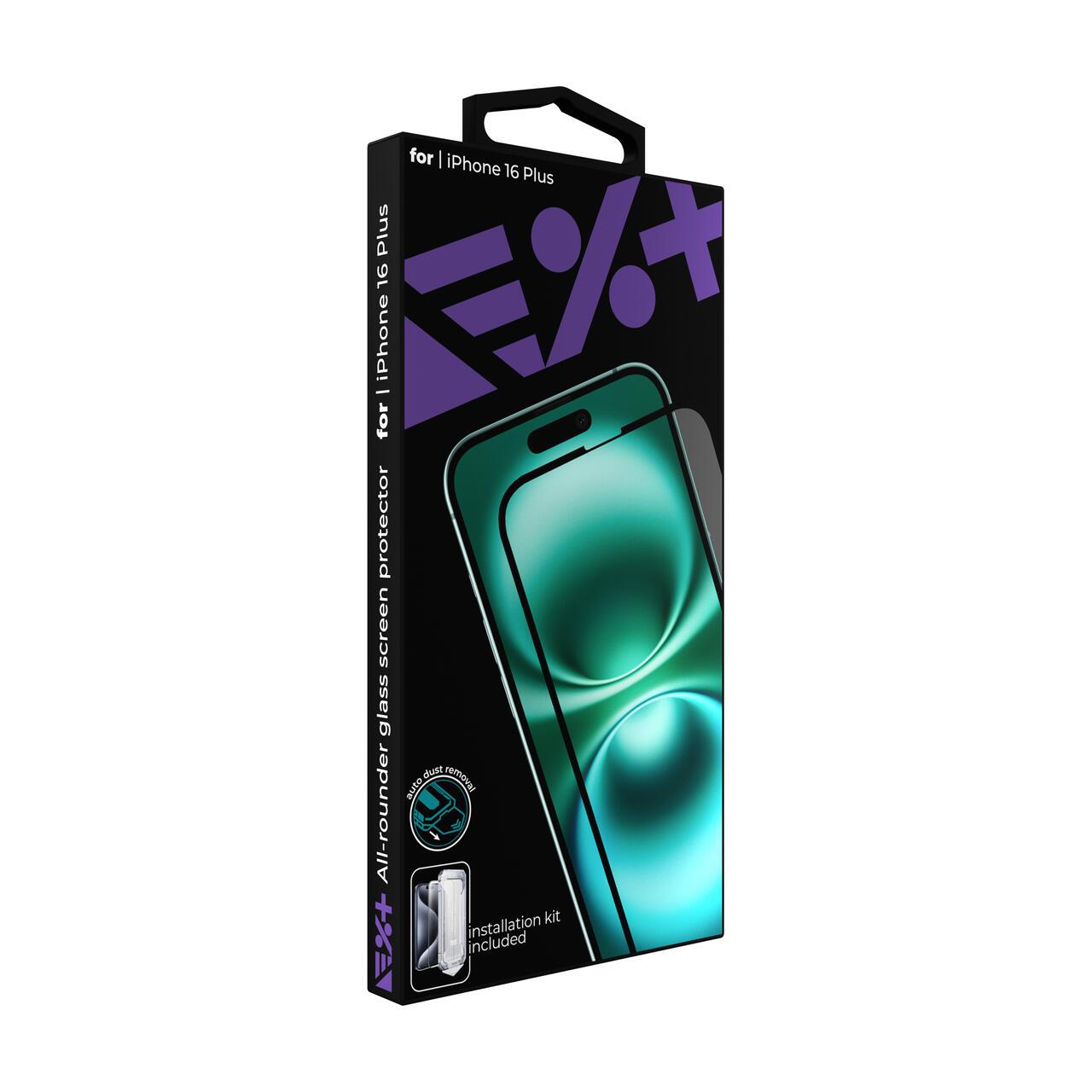 NEXT ONE ALL-ROUNDER GLASS SCREEN PROTECTOR FOR IPHONE 16 PLUS