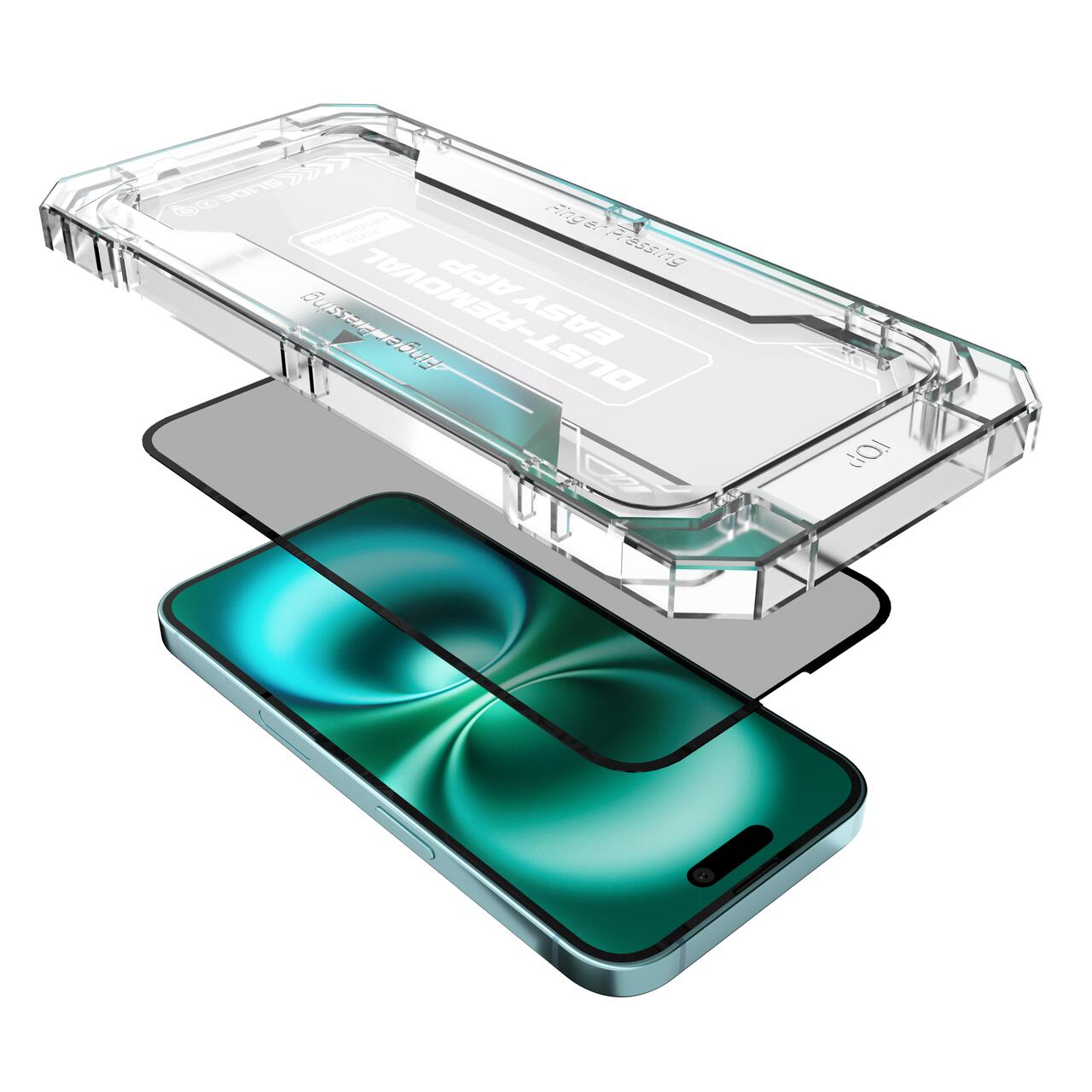 Folie de protectie din sticla privacy NEXT ONE pentru iPhone 16 Plus