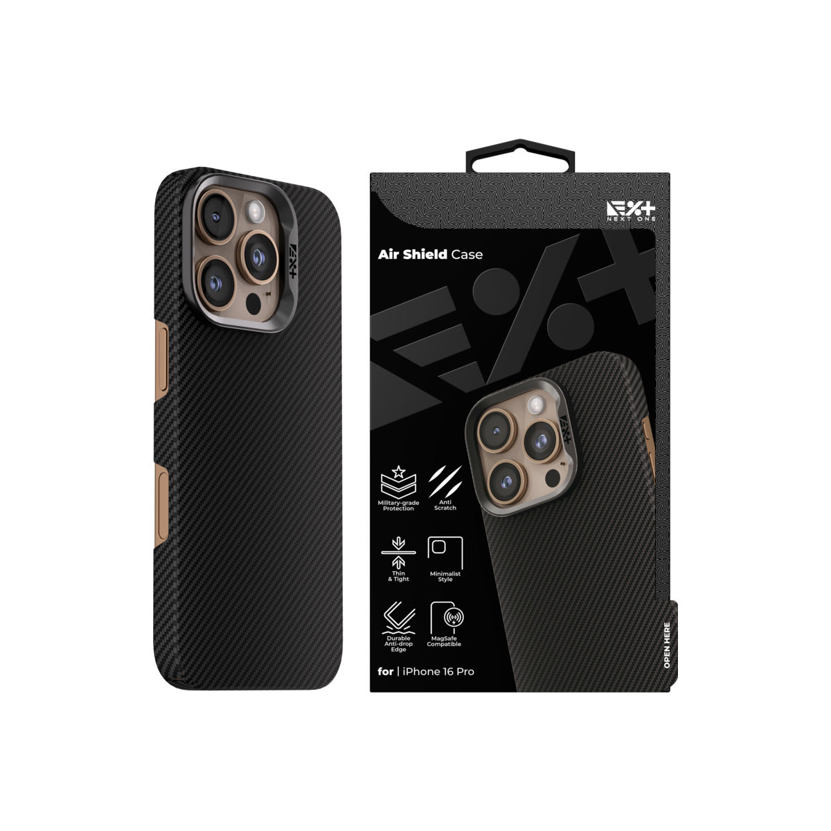 Husa de protectie NEXT ONE AirShield pentru iPhone 16 Pro