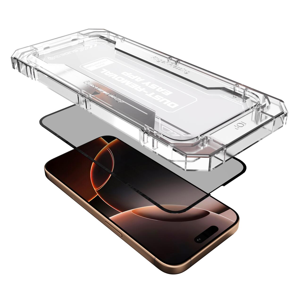 Folie de protectie din sticla privacy NEXT ONE pentru iPhone 16 Pro Max