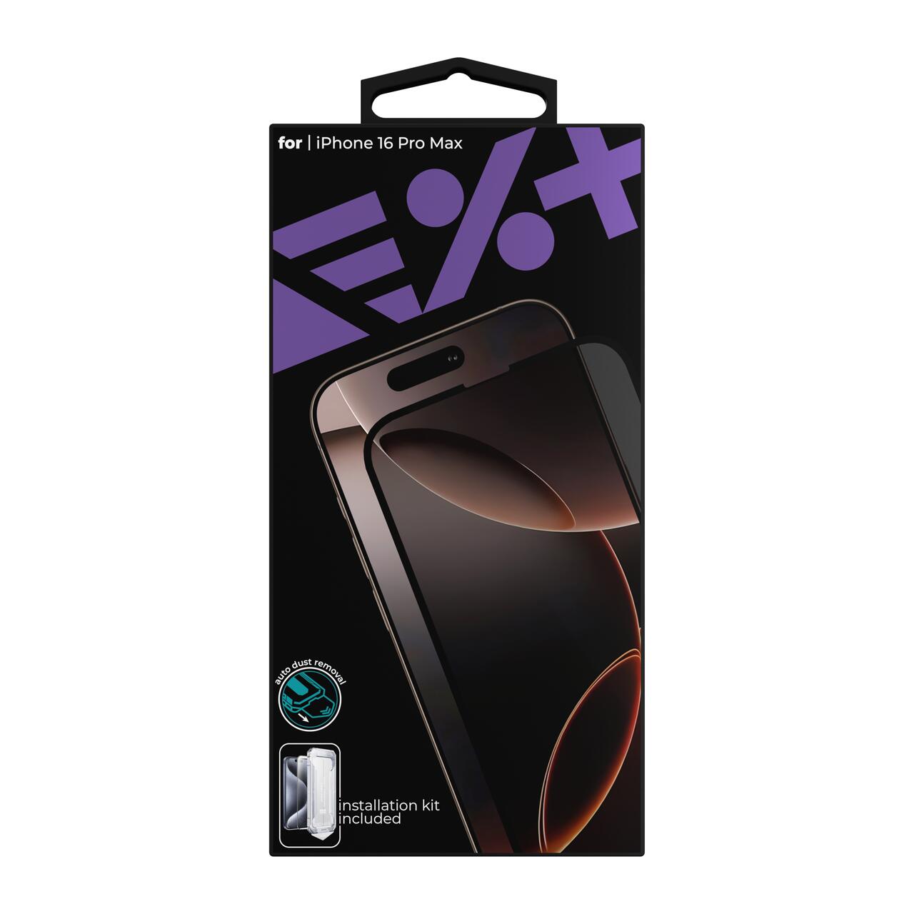 Folie de protectie din sticla privacy NEXT ONE pentru iPhone 16 Pro Max