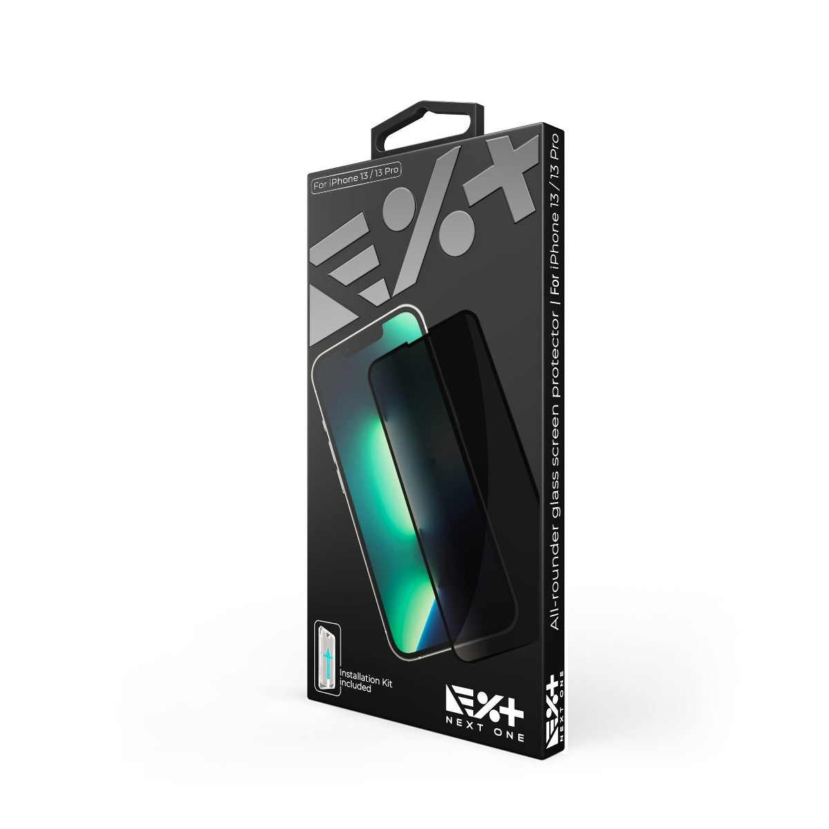 NEXT ONE IPHONE 13 / 13 PRO ALL-ROUNDER PRIVACY GLASS SCREEN PROTECTOR
