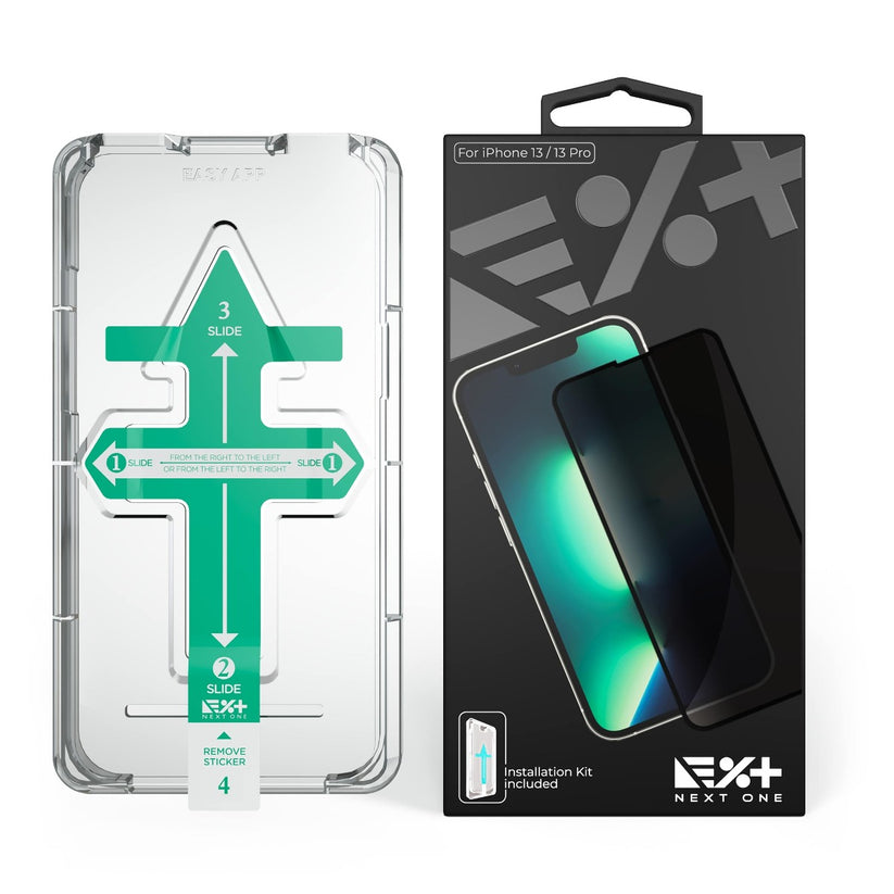NEXT ONE IPHONE 13 / 13 PRO ALL-ROUNDER PRIVACY GLASS SCREEN PROTECTOR