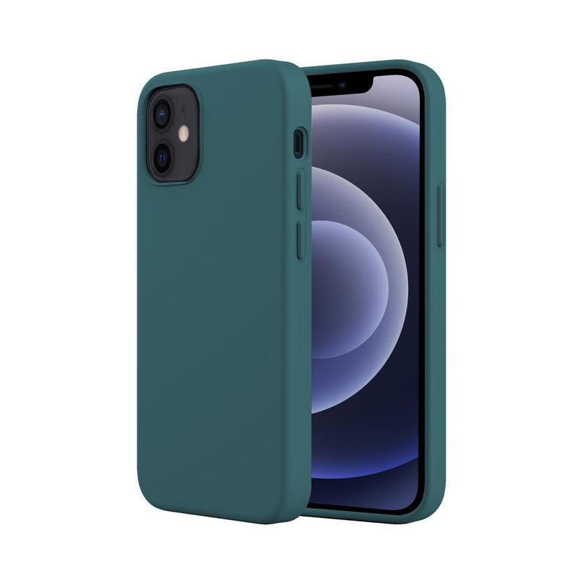NEXT ONE силиконска маска за iPhone 12 mini - зелена