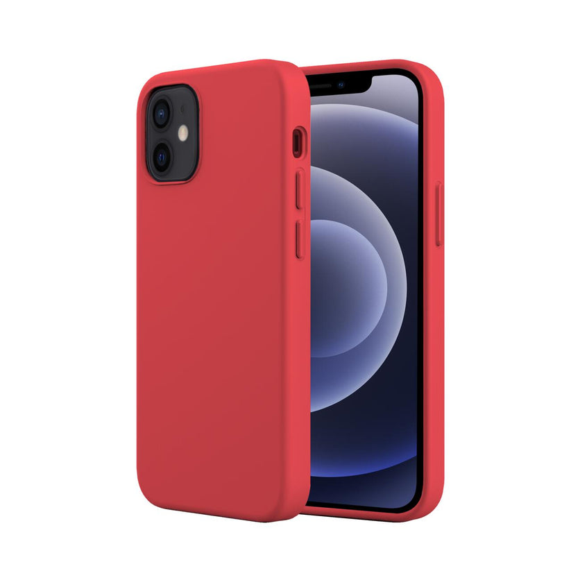 NEXT ONE силиконска маска за iPhone 12 mini - црвена