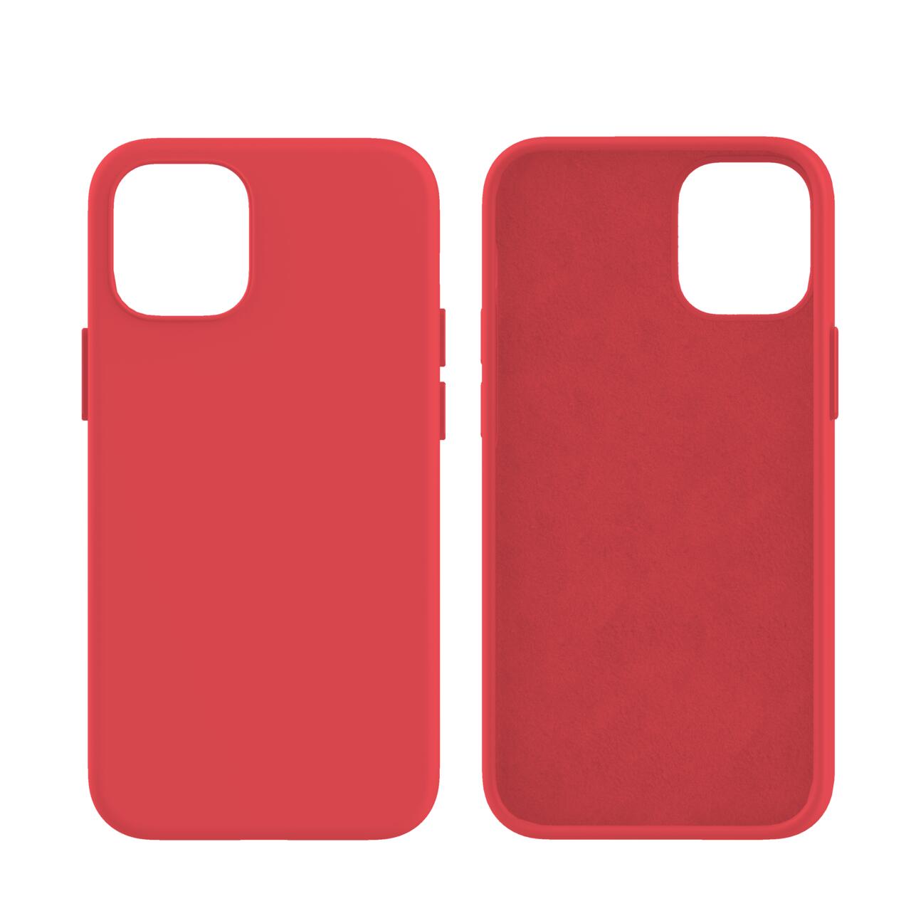 NEXT ONE силиконска маска за iPhone 12 mini - црвена