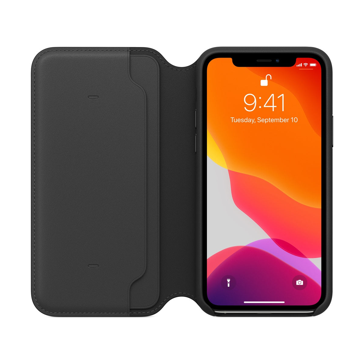 Apple iPhone 11 Pro Leather Folio - Black