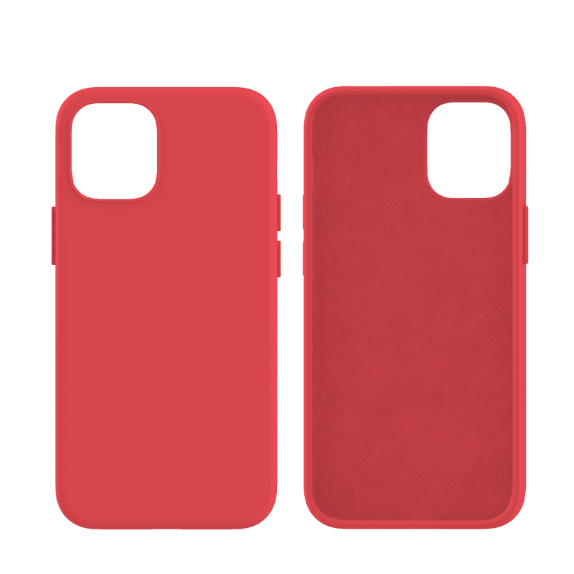 NEXT ONE силиконска маска за iPhone 12 | 12 PRO - црвена