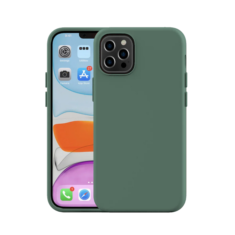 NEXT ONE силиконска маска за iPhone 12 Pro Max - зелена