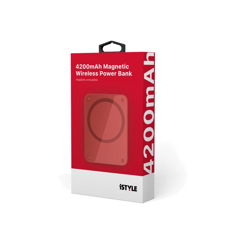iSTYLE 4200mAh Magsafe Powerbank - Red