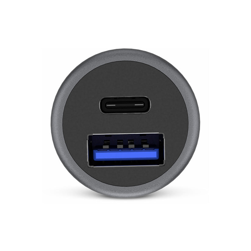 iSTYLE 38W Pro Car Charger - space grey