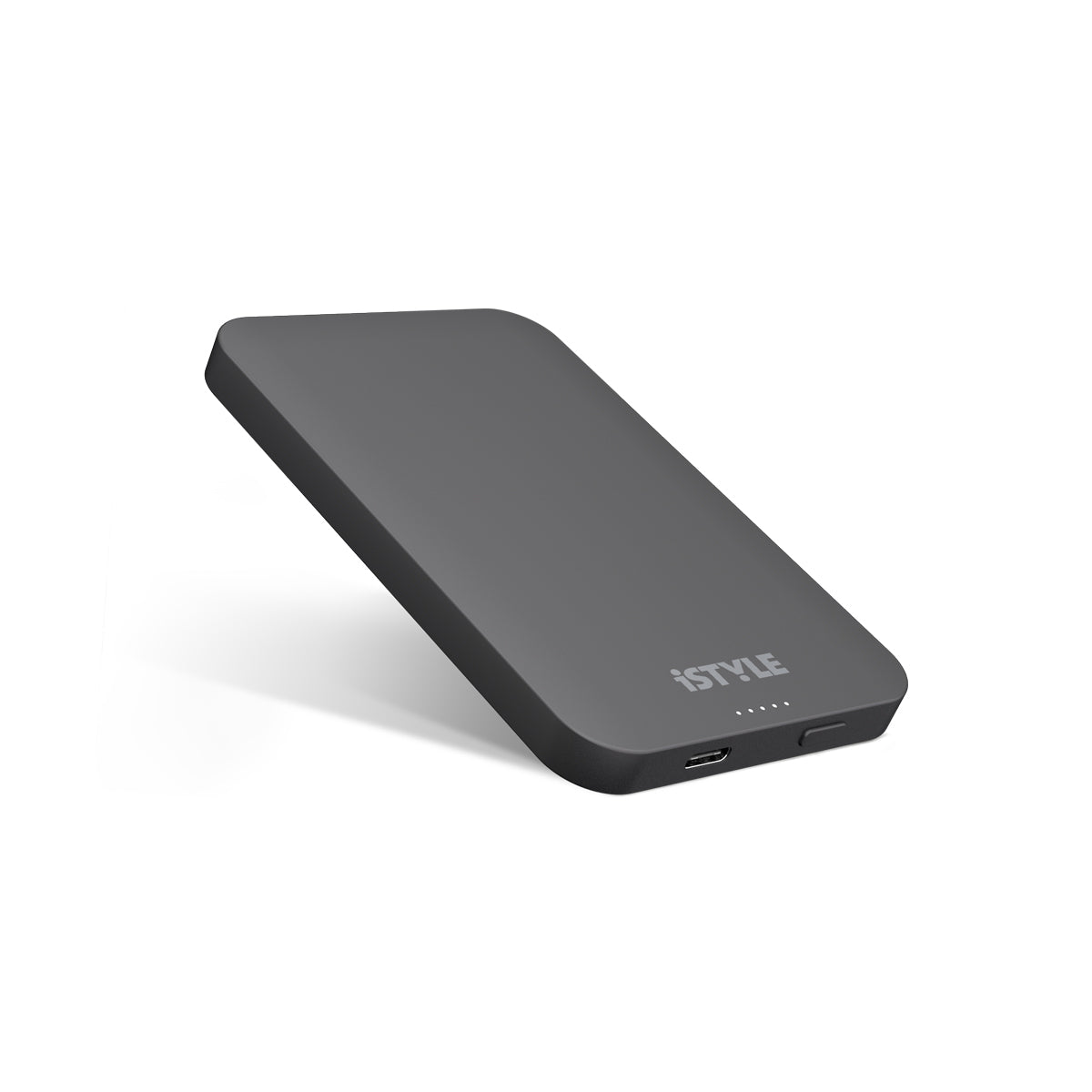 iStyle 5000mAh ALUMINIUM MAGNETIC WIRELESS POWERBANK - SPACE GRAY