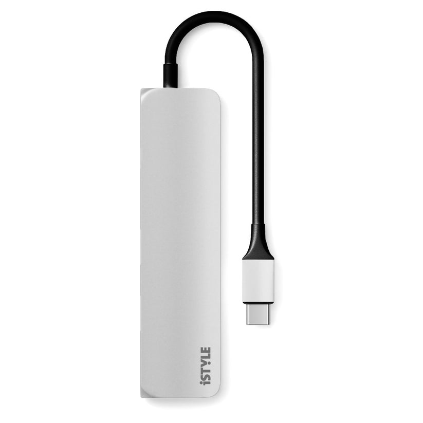 iSTYLE USB Type-C HUB 4K HDMI - silver/black