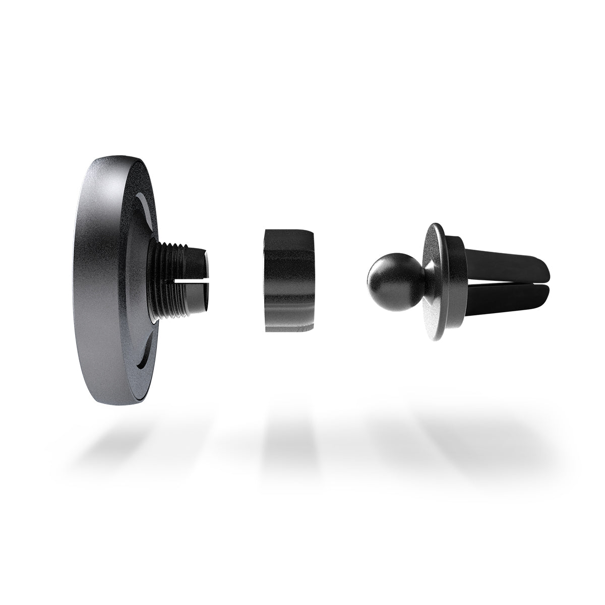 iStyle Magnetic Wireless Car Charger (MagSafe compatible) 15W/10W/7,5W + 18W QC space gray